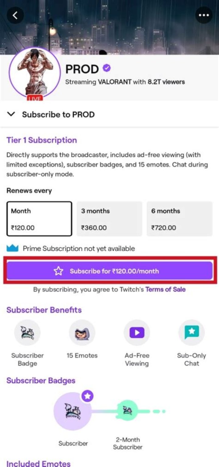 Why won't my twitch prime enable?