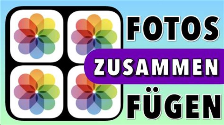 Wie kann ich 2 Bilder zu einem machen iPhone?
