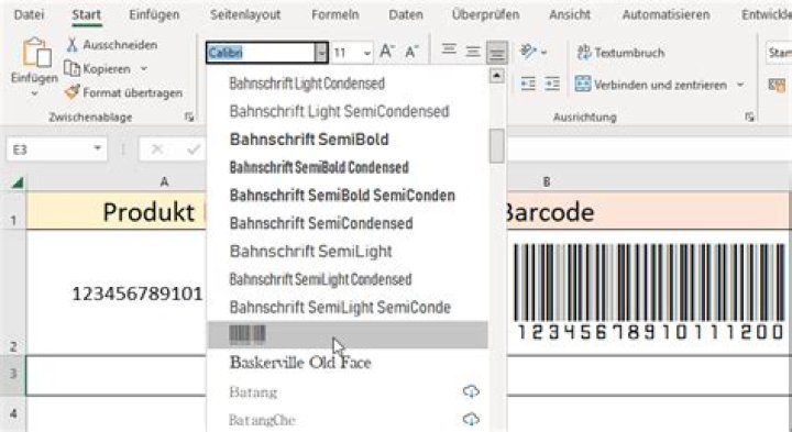Wie kann ich meinen eigenen Barcode erstellen?