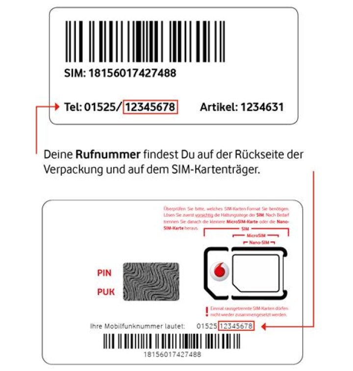 Wie kann man Vodafone Callya Karte aktivieren?