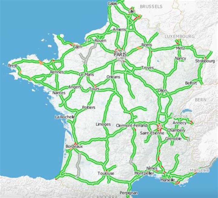 Wie schnell Frankreich Autobahn?