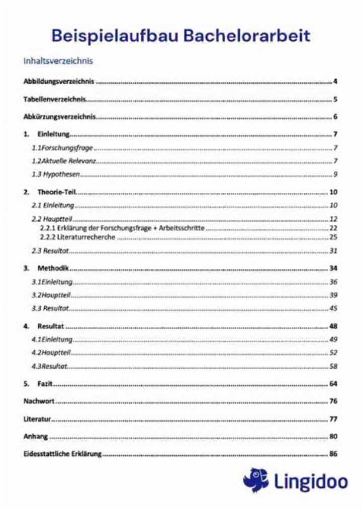 Wie schreibe ich eine gute Bachelorarbeit?