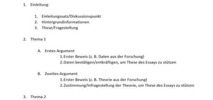 Wie schreibt man eine gute Essay?
