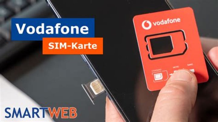 Wie viel kostet eine neue Vodafone SIM-Karte?