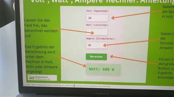 Wie viel sind 230 Volt in Watt?