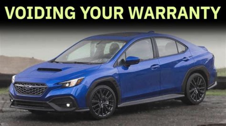 Will a downpipe void my warranty Subaru?