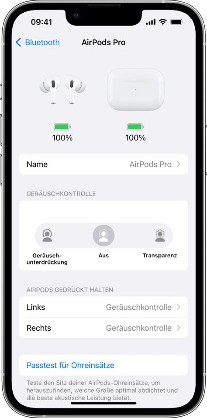 Wo finde ich die AirPods Einstellungen?