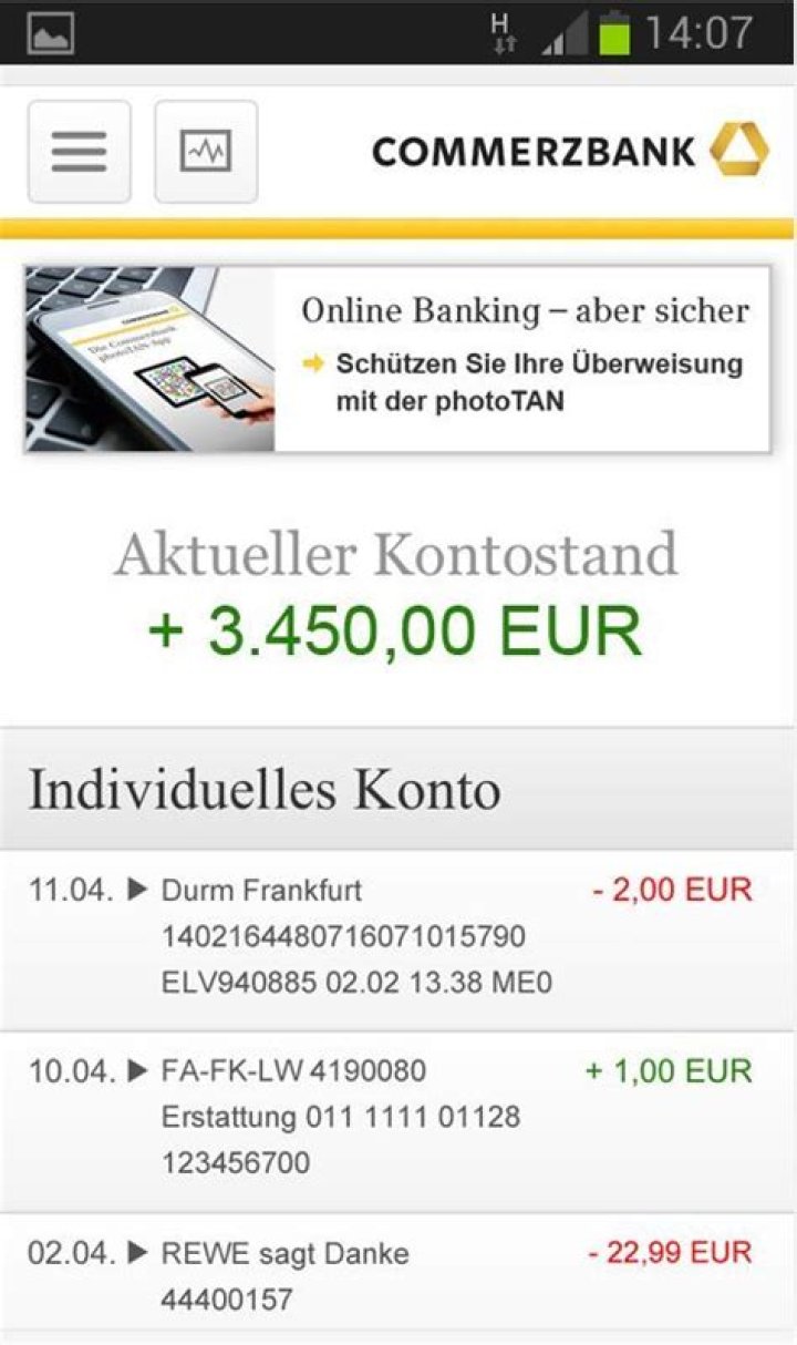 Wo finde ich meine Online Banking Zugangsdaten Commerzbank?